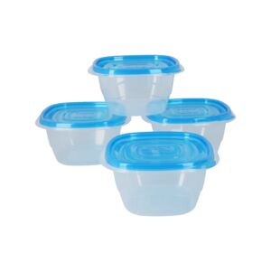 FOOD STORAGE SET 4PCS 1.2L DEEP SQUARE FOOD STORAGE SET 4PCS 1.2L DEEP SQUARE
